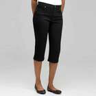 Classic Denim Straight Leg Capri, , small