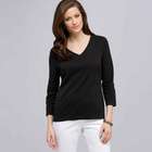 3/4 Sleeve V-Neck Top, , small