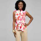 Floral Tie Front Shirt, , small