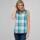 Sleeveless Button Down Shirt, , small