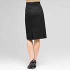 Slim Skirt With Back Kick Pleats, , small